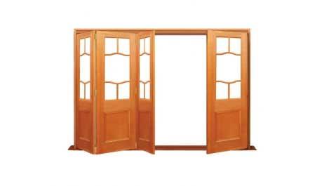 coathanger: four door bifold - 3 one way + 1 flapper