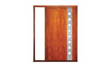 florida pivot: single door + fixed glass on left